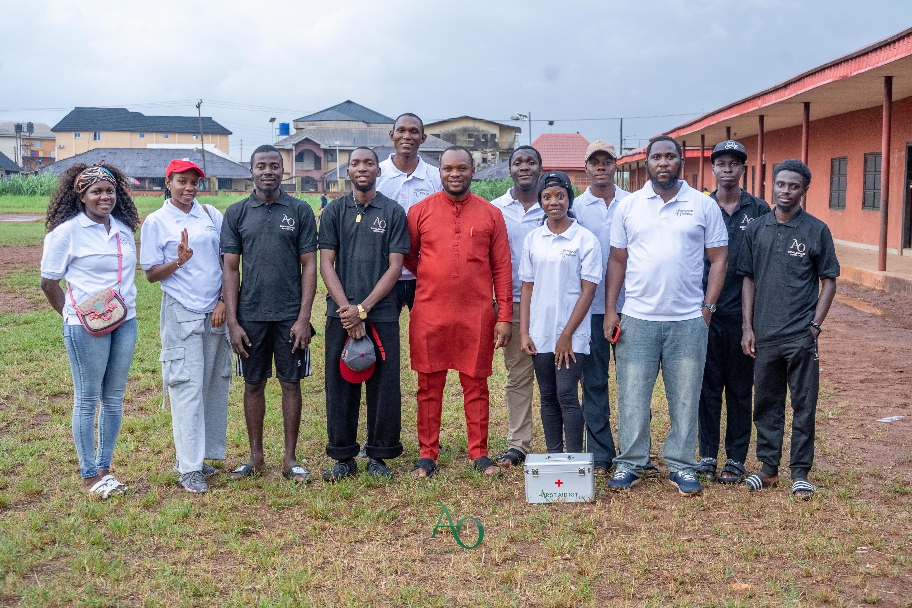 AOD Initiative volunteers
